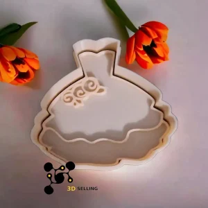 Abito da sposa Mod2 cookie cutter formina tagliabiscotti